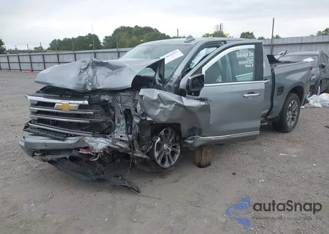 2023 Chevrolet Silverado K1500 High Country из США, поврежденный, VIN 2GCUDJED6P1115918